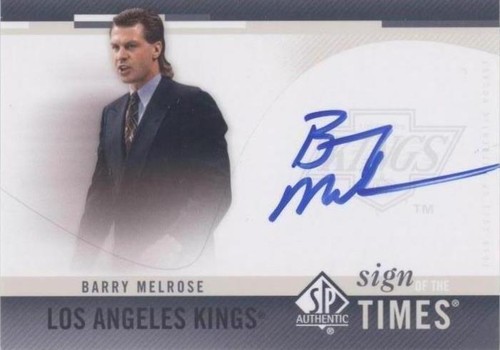 2010-11 SP Authentic - Barry Melrose #SOT-BM