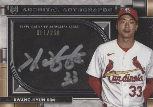 2021 Topps Museum Collection - Kwang-Hyun Kim #AA-KK