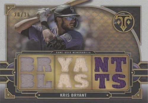 2022 Topps Triple Threads - Kris Bryant #TTR-KB1