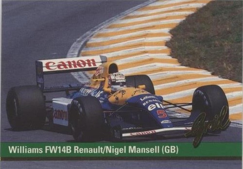 アマダ F1 FIGHTING SPIRIT 1992 ⑤ マンセル 1992 AMADA FORMULA 1 FIGHTING SPIRIT #5 NIGEL MANSELL SGC