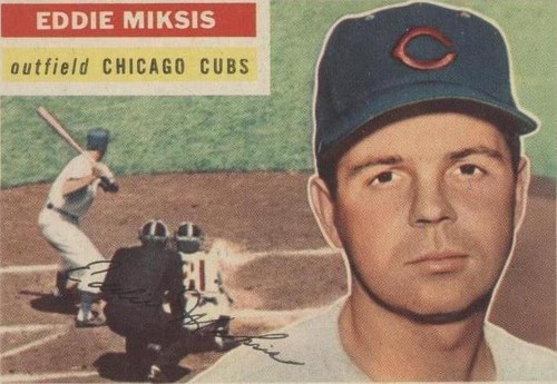 1956 Topps - Eddie Miksis #285