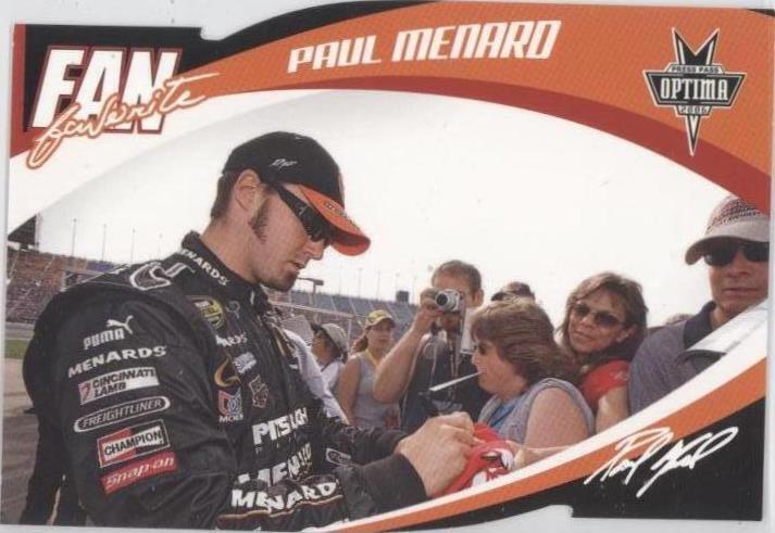 2006 Press Pass Optima - Paul Menard #FF 22
