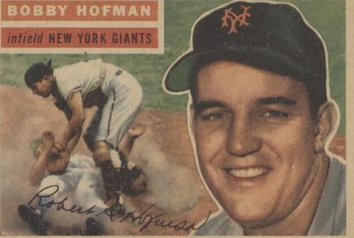 1956 Topps - Bobby Hofman #28