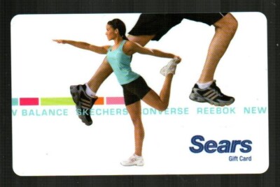 SEARS New Balance, Skechers, Converse, Reebok ( 2007 ) Gift Card ( $0 )