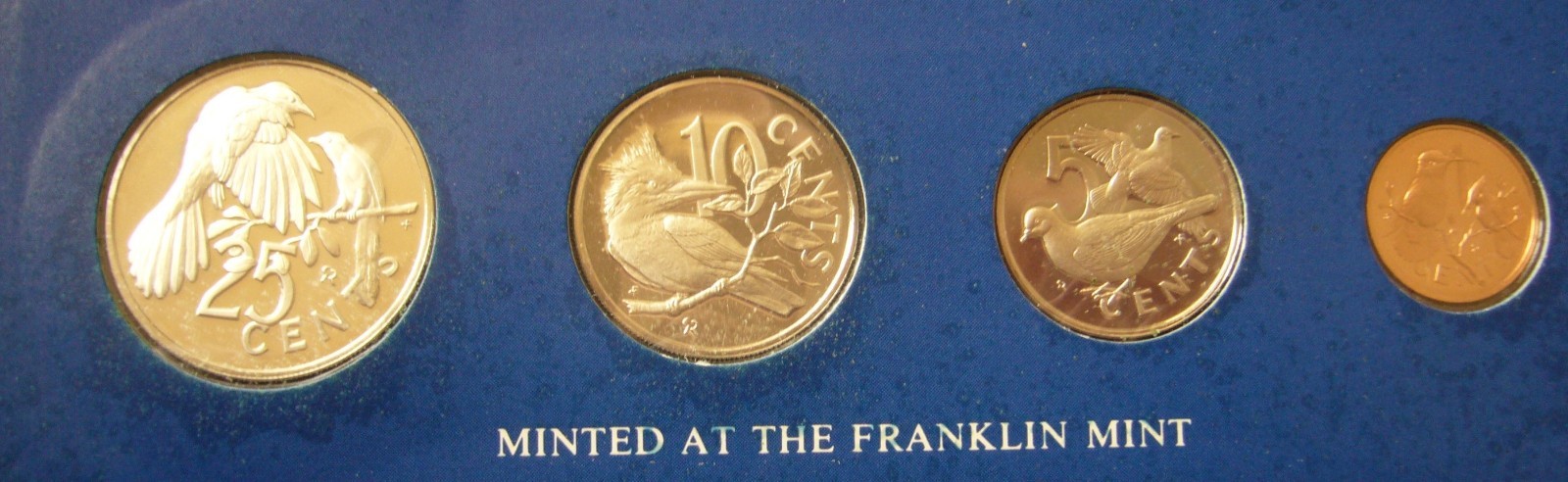 1975/76/77/78 British Virgin Islands 5 proof Coins 50/25/10/5/1 U choose Year