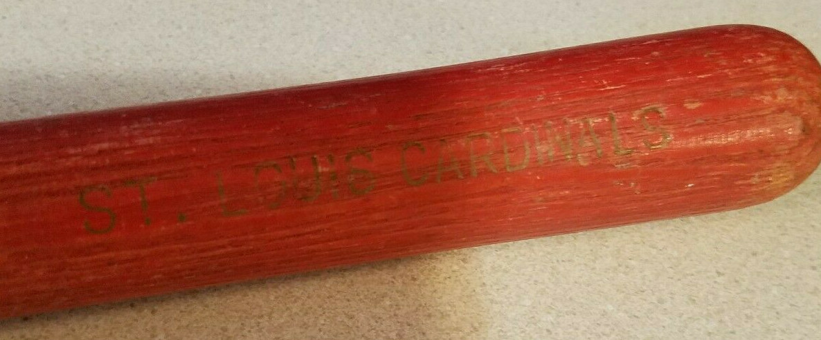 VINTAGE LOUISVILLE SLUGGER ST LOUIS CARDINALS RED 22