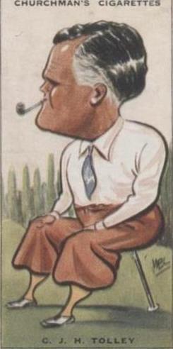 1931 Churchman's Prominent Golfers - Cyril Tolley #40