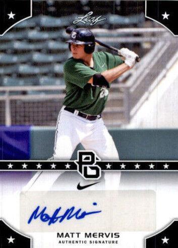 2015 Leaf Perfect Game National Showcase - Matt Mervis #PG-MM1
