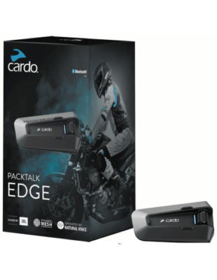 Cardo PackTalk EDGE single kit motorcycle intercom Fast Shipping in 3-6 days