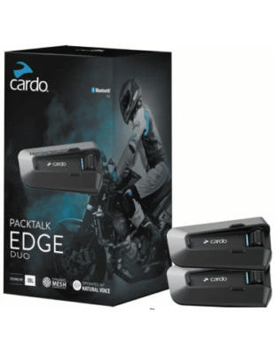 Cardo PackTalk EDGE Duo double kit motorcycle intercom Fast Shipping in 3-6 days