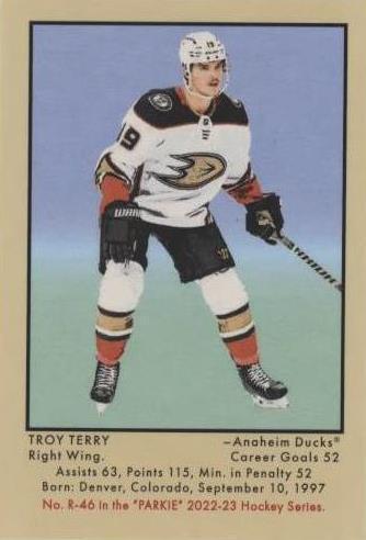 2022-23 Upper Deck Parkhurst Champions - Troy Terry #R-46