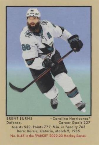 2022-23 Upper Deck Parkhurst Champions - Brent Burns #R-45