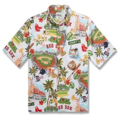 MLB Boston Red Team Sox Hawaiian Shirt, Personalized Hawaiian shirt, Fan Gift