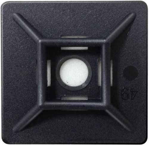 Lot of 500 Commercial Electric Cable Zip Tie Mounting Base 1