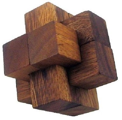 Notched Stick - 3D Wooden Puzzle Brain Teaser