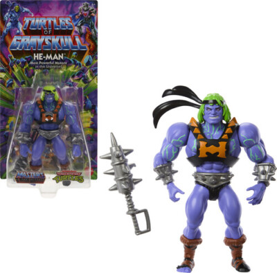 Mattel - Masters Of The Universe Origins - Turtles of Grayskull - He-Man Action