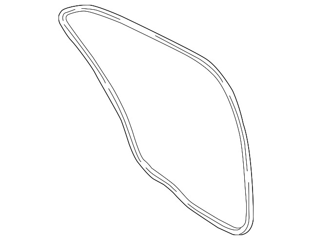 Genuine Lincoln Rear Weatherstrip Door Opening GD9Z-54253A10-A