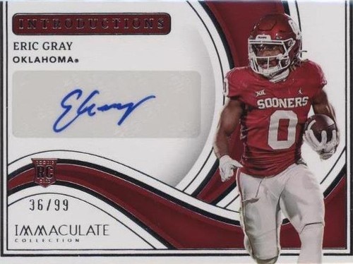 2023 Panini Immaculate Collection Collegiate Eric Gray #II-EG
