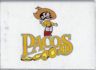 Pacos in Flamingo Hotel/Casino - Reno - Nevada-Vintage Matchbox