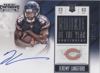 2015 Panini Contenders Jeremy Langford #ROY-JL