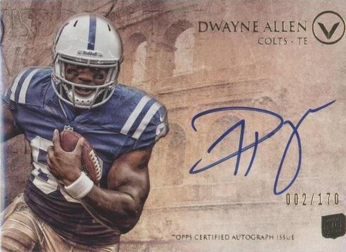 2012 Topps Valor Dwayne Allen #VA-DA