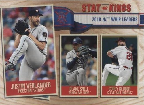 2019 Topps Big League - Blake Snell Corey Kluber Justin Verlander #373