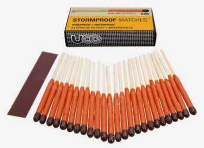 UCO Stormproof Windproof Waterproof Matches, 25 Matches