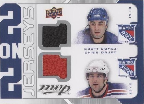 2008-09 Upper Deck MVP - Chris Drury Maxim Afinogenov Scott Gomez #J2-GCDA