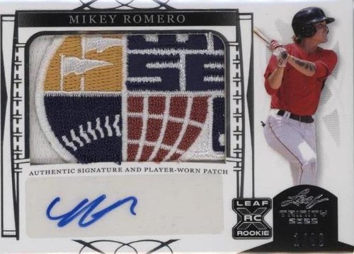 2022 Leaf Trinity - Mikey Romero #PA-MR1