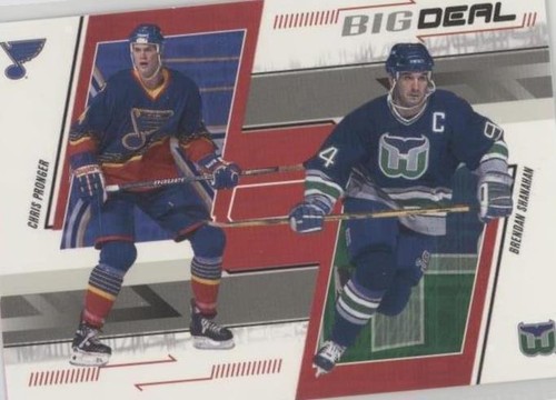 2002-03 In the Game Be A Player Memorabilia - Brendan Shanahan Chris Pronger #235