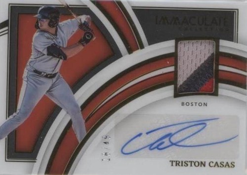 2022 Panini Immaculate Collection - Triston Casas #CIMS-TC