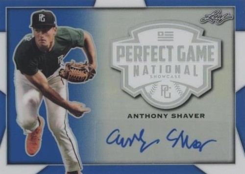 2019 Leaf Perfect Game National Showcase - Anthony Shaver #BA-AS2