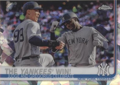 2019 Topps Chrome Sapphire Edition - Aaron Judge Didi Gregorius #14