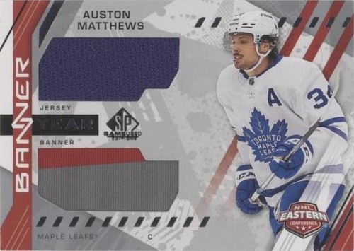 2021-22 Upper Deck SP Game Used - Auston Matthews #BYA-AM