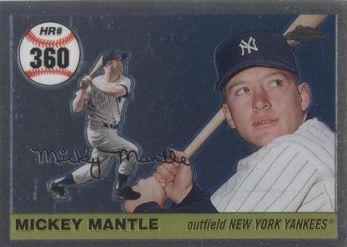 2007 Topps Chrome - Mickey Mantle #MHR360