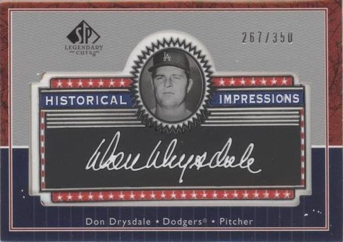 2003 SP Legendary Cuts - Don Drysdale #L-DO