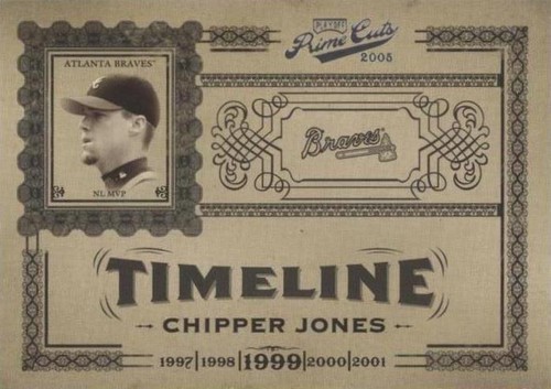2005 Playoff Prime Cuts - Chipper Jones #T-36