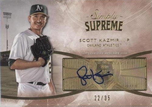 2014 Topps Supreme - Scott Kazmir #SSU-SK