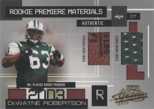 2003 Playoff Absolute Memorabilia Dewayne Robertson #177