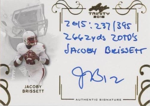 2016 Leaf Trinity Jacoby Brissett #A-JB1