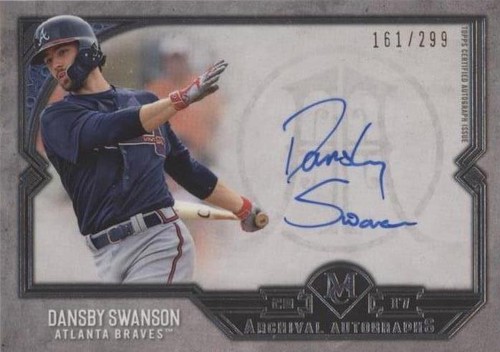 2017 Topps Museum Collection - Dansby Swanson #AA-DS