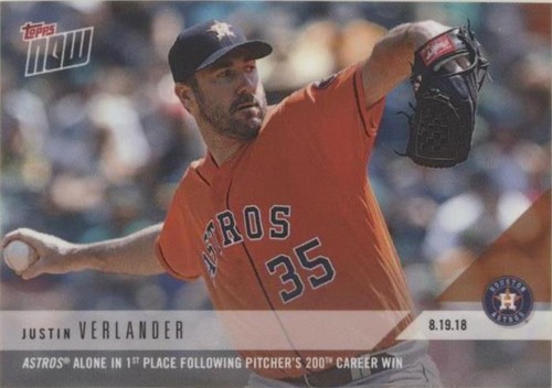 2018 Topps Now - Justin Verlander #616