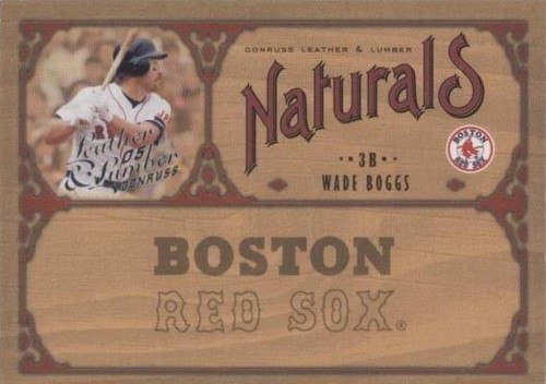 2005 Donruss Leather & Lumber - Wade Boggs #N-23