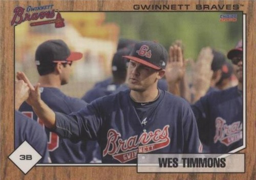 2010 Choice Gwinnett Braves - Wes Timmons #25