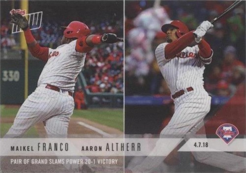 2018 Topps Now - Aaron Altherr Maikel Franco #49