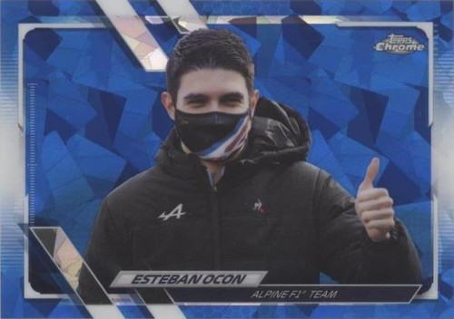2021 Topps Chrome Sapphire Edition Formula 1 - Esteban Ocon #45