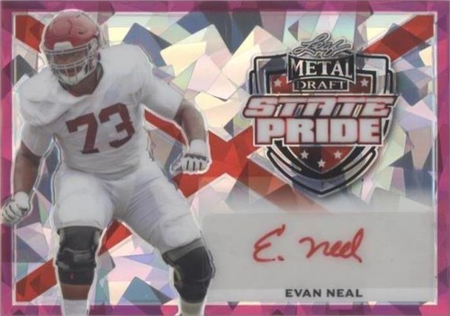 2022 Leaf Metal Draft Evan Neal #SP-EN1