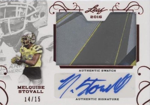 2016 Leaf U.S. Army All-American Bowl Melquise Stovall #PA-MS1