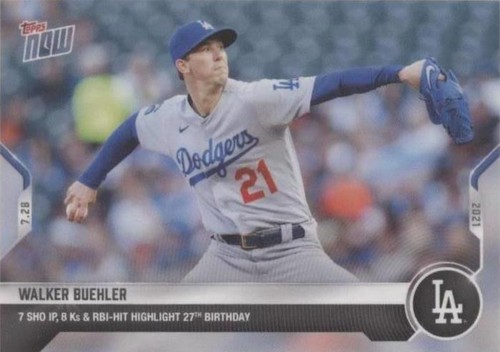 2021 Topps Now - Walker Buehler #572