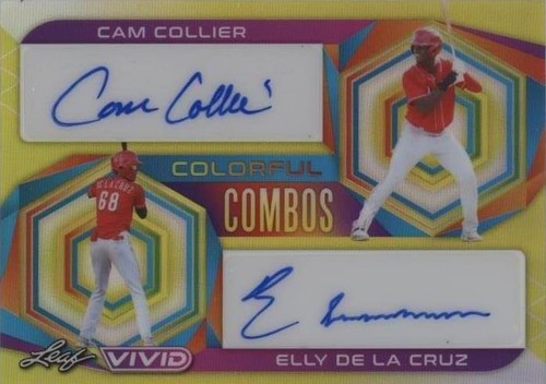 2022 Leaf Vivid - Cam Collier Elly De La Cruz #CC-7